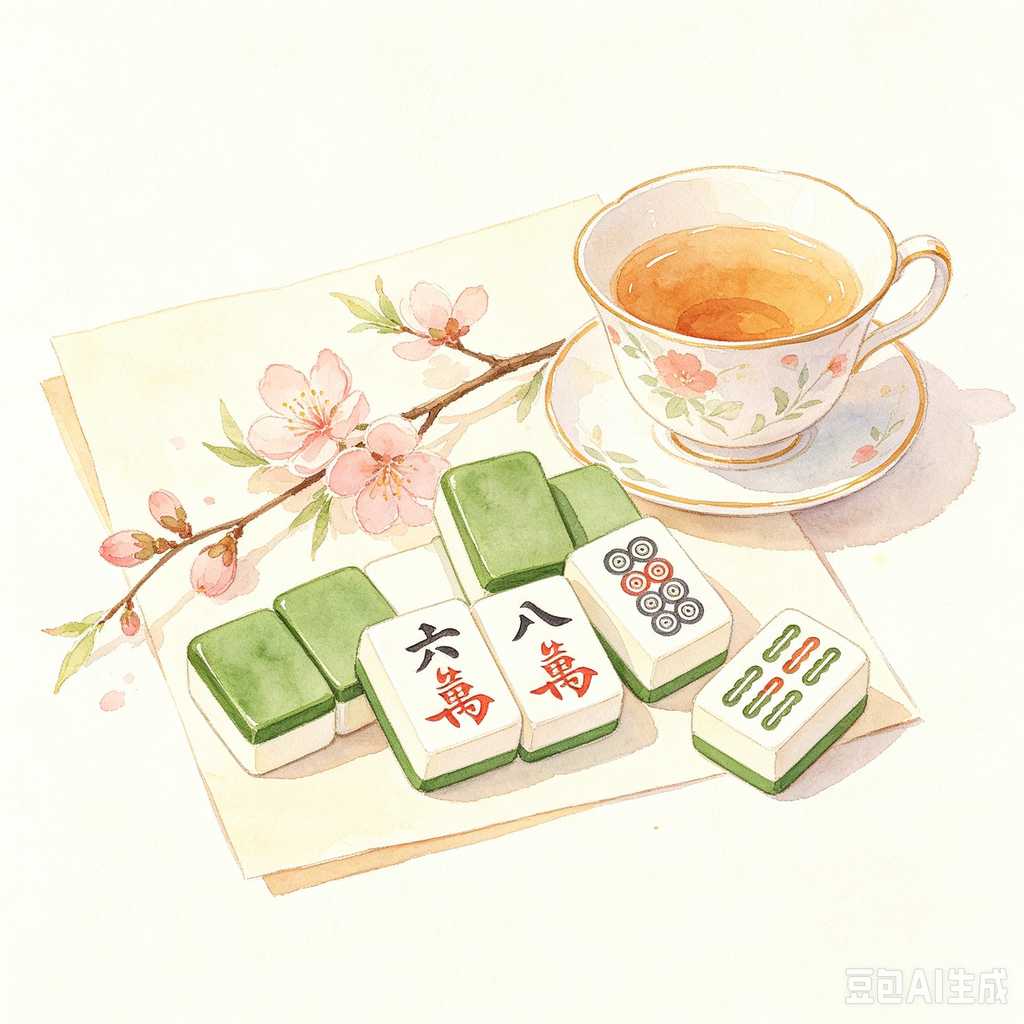 custom pattern art mahjong set